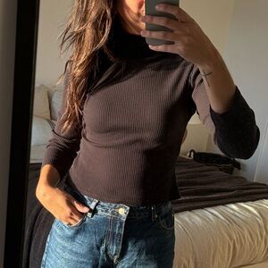 Brixton Black Turtleneck T Shirt